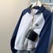American-style Real-shot Long-sleeve Sweatshirt Women, Loose Thin, Korean Version, Half-zip Polo Collar, Raglan Sleeve_ecoleips.com