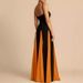 Women’s Clothing Elegant Fashion Sexy Nightclub Trend Off Shoulder Splicing Large Skirt Suspender Dress Ladies Evening Dress_ecoleips.com