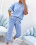 K Fashion Casual Pants Set For Women. No Necklaces Or Other Accessories_ecoleips.com