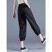 Suitable For All Seasons Cotton For Women, Summer Thin Style 2024 New Linen Women's Casual Nine-point Jogger Harem Pants, Lantern Pants Trend_ecoleips.com
