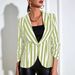 's Best-selling Autumn Women's Casual Blazer With Three-quarter Pleated Sleeves, Slim Fit, Fashionable For Work_ecoleips.com
