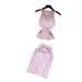 Women's Rhinestone Halter Neck Vest And Bodycon Skirt Two Piece Set Slim Fit Summer Sexy Temperament Cross Border Knit Suit_ecoleips.com