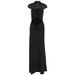 2025 European And American Cross-border Foreign Trade Women's Long , Elegant Round-neck Mesh Ruched Cropped_ecoleips.com