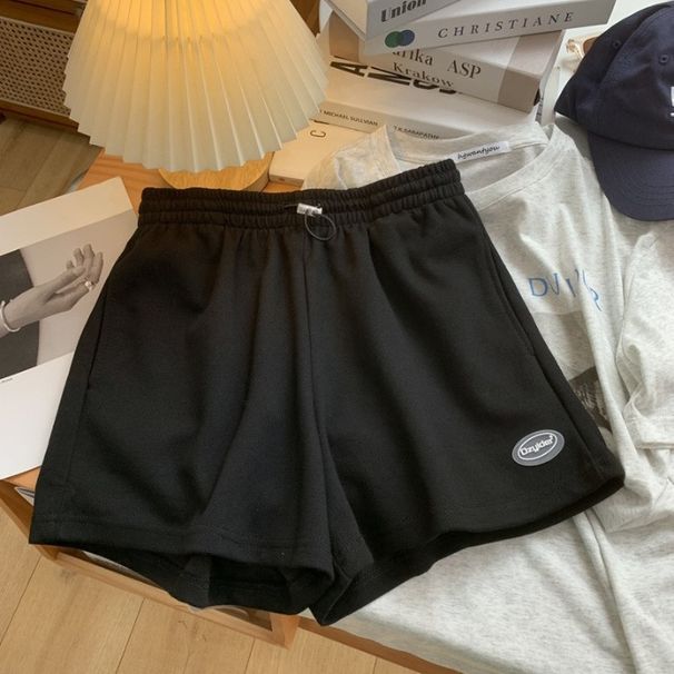 Women's Lightweight Loose-Fit Casual Shorts - Stretchy Polyester Athletic Lounge Shorts For Home, Exercise, And Daily Wear, Gray, Black, Green, Beige_ecoleips.com
