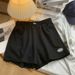 Women's Lightweight Loose-Fit Casual Shorts - Stretchy Polyester Athletic Lounge Shorts For Home, Exercise, And Daily Wear, Gray, Black, Green, Beige_ecoleips.com