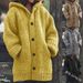 In-stock European And American Popular Women's Clothing Wish Mid-length Sweater New Cardigan Hooded Jacket_ecoleips.com