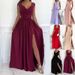 Women's Sleeveless Lace Backless Side Slit Bodycon Midi Dress – Elegant Party Gown_ecoleips.com