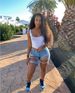 Women's Clothing Denim Shorts Cotton Hot Pants Loose High Waist Shorts_ecoleips.com