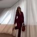 2025 New Women's V-Neck Slim Waist Fashion Button Long Sleeve Set_ecoleips.com