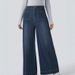 Women's Low-Waisted Loose Casual Wide Leg Jeans New_ecoleips.com