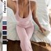 Aria Basics Aria Basics Diyun European And American Style Sports Yoga Camisole Vest Wide-Leg Pants Set Women's 2025 Autumn Winter Casual Fashion_ecoleips.com