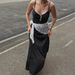 Women's Sexy Polka Dot Halter High Waist Flowy Maxi Dress – Slimming Casual Resort Gown_ecoleips.com