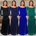 Fashion Women's Clothing Elegant Temperament Lower Slit Evening Dress Dress_ecoleips.com