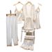Aria Basics Foreign Trade Cross-border Manufacturer: New Style Pajamas With Chest Pads, European And American Plus Size Gold Women's_ecoleips.com