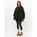 Autumn Winter New European And American Style Simple, Elegant, Fashionable, Solid Color, Loose, Versatile, Fleece-lined,_ecoleips.com