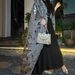 LY10 Women's Muslim Clothing Abaya Simple Rose Flower Outer Skirt Set Long Robe_ecoleips.com