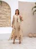 Verve ZD044 Women's Robe Muslim Sequin Embroidered Arabic Dress Abaya_ecoleips.com