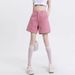 Green Dopamine Outfit Denim Short For Women Summer New In Style High Wait Slimming Girl A-line Three-Quarter Hot_ecoleips.com