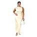 2025 European And American Summer New Design Elegant Sexy Slim Fit One-Shoulder Mermaid Satin Dress For Women_ecoleips.com