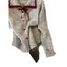 Women's Color Block Knit Cardigan Sweater With Lapel And Tie Detail Sophisticated Sweet Style New Design_ecoleips.com