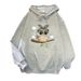 Hooded Sweatshirt For Women, Spring And Autumn 2024 New Loose Oversize Fleece Jacket FD13120926_ecoleips.com