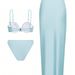 Women's Clothing Women's Sexy Two Piece Swimsuit Bikini Set Swimwear Small Floral Print Swimsuit Set Retro Sexy Hot Girl Pure Sensual Rope Bikini_ecoleips.com