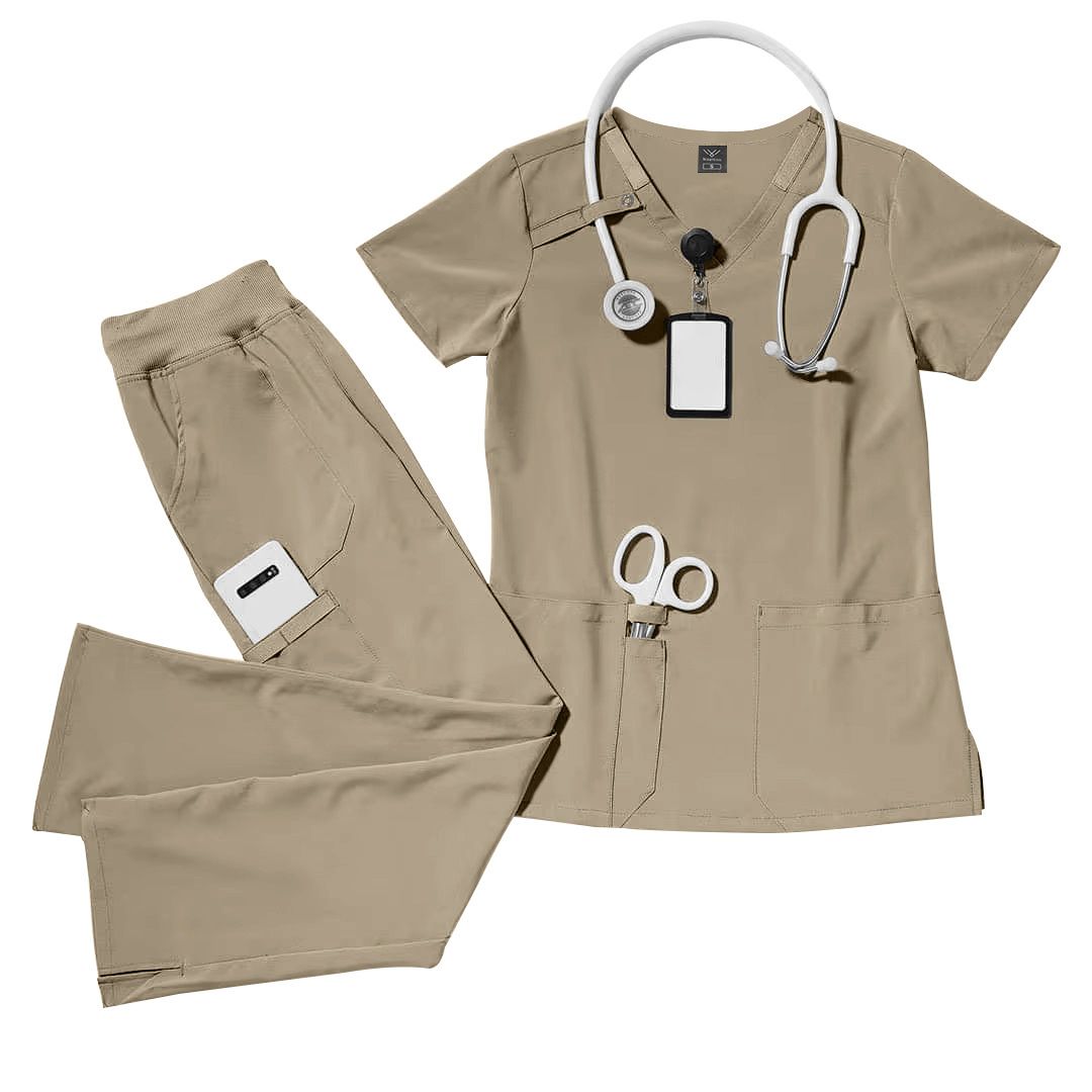 Men And Women High Quality Wash Clothes Thick SPA Beauty Salon Operating Room ICU Doctor Nurse Work Clothes Suit_ecoleips.com