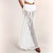 Women's Lace Trimmed Low Waisted Bodycon Maxi Skirt Cool Sophisticated Style Versatile Slimming Long Skirt For All Seasons_ecoleips.com