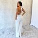 Women's Clothing Women's Solid Color Halter Neck Backless Top And Wide Leg Pants Casual Spring Summer Style Sexy_ecoleips.com