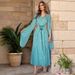 Elegant Muslim Abaya Dress With Diamond Embroidery - Women's Evening Prayer Gown_ecoleips.com