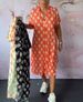 2024 Summer New Cross-Border European And American Fashion Loose Printed V-Neck Short Sleeve Dress Women's_ecoleips.com