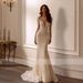 Women's Clothing Spring Mermaid Long Wedding Dress With Detachable Long Tail High-End Luxury Backless Gown_ecoleips.com