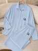Women's Clothing Women's Casual Loose-Fit Short Sleeve Shirt & Pants Set – Fashion 2-Piece Outfit_ecoleips.com