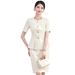 Elegant Style Two Piece Suit Skirt Set Sophisticated Professional Women's Beautician Clothing_ecoleips.com