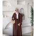 Verve Spring And Autumn New Muslim Women's Clothing Pure Cotton Fabric Large Hem Skirt Fashion Set_ecoleips.com