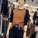 European Hong Kong Style German Fleece Patchwork Color-Block Long-Sleeve T-Shirt For Autumn And Winter, Warm Base Layer_ecoleips.com
