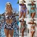 Women's High Waist Bikini Set With Long Sleeve Cover-Up & Drawstring – Sexy Swimwear For Beach & Pool_ecoleips.com