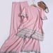 Women's European Style Color Blocked Striped Split Short Sleeve Knit Top And Slimming Wide Leg Pants Two Piece Set_ecoleips.com