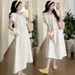 Summer New Korean Fashion Polka Dot Maternity Dress_ecoleips.com
