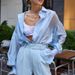 K European And American Women's Fashion Casual Long Sleeve Shirt Pure Color High-End Feel Cardigan Top Stylish Office Wear Versatile Blouse_ecoleips.com