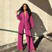 AD1555 Women's Clothing 2025 Autumn And Winter New Solid Color Pleated Long Sleeve Set_ecoleips.com