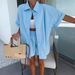 Women's Clothing Lazy Style Vacation Loose Shirt Shorts Set_ecoleips.com