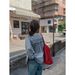 Women's Clothing Retro Red Letter Print Sweater For Women Early Autumn Casual Loose Off Shoulder Pullover Top_ecoleips.com