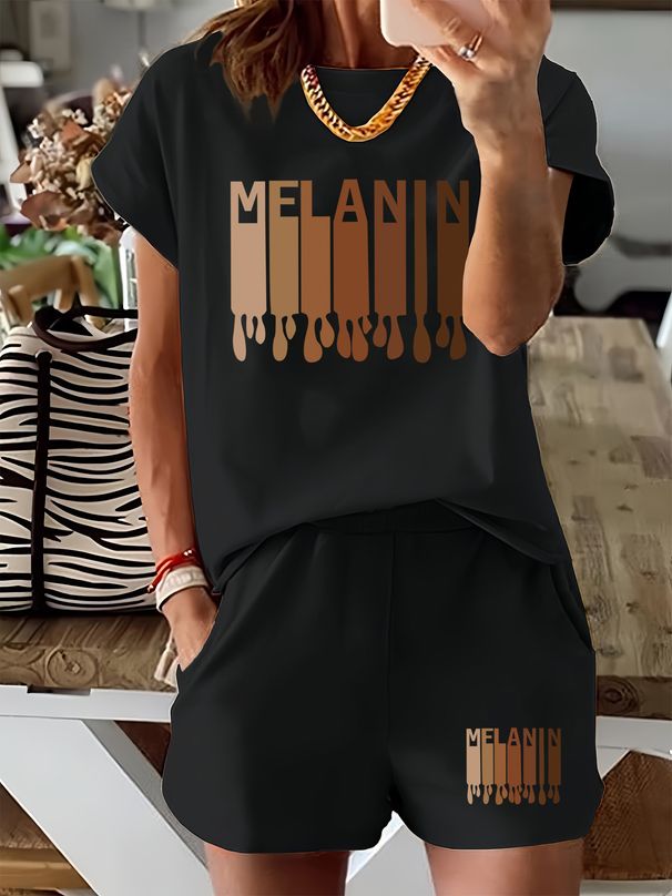 Women’s 2 Piece Outfit Set – Oversized Graphic T-Shirt And Biker Shorts Matching Set, Casual Summer Lounge Tracksuit For Daily Wear-372_ecoleips.com