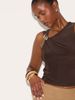 Women's Off-Shoulder Slim Fit T-Shirt Pure Color Versatile Summer Style American New Arrival_ecoleips.com