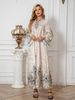 Middle East Cross-Border Muslim Long Robe Leopard Print Beaded Rhinestone Arabic Dress For Women, Stylish And Elegant Clothing_ecoleips.com