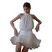 Women's Clothing Summer Sexy Backless Banquet Dress Halter Neck Sleeveless For Formal & Casual For Women_ecoleips.com