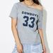 Summer New Printed Numeric Alphabet Diagonal Collar Top Short-sleeved T-shirt Women_ecoleips.com