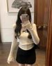 White Lace Lace Bottoming Shirt, Spring Wear Top, Spring And Autumn Can Be Worn Inside 2026 New Horn Sleeves_ecoleips.com