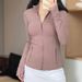 Voya Define New Version Stand Collar Yoga Nylon Double-Sided Brushed Jacket Zipper Sports Top Women_ecoleips.com